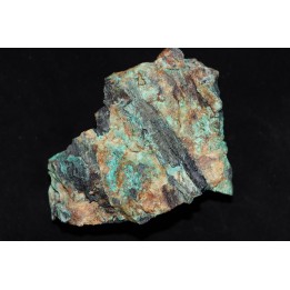 fossil wood with malachite - triassic - chinle formation - Neuw Mexico – USA