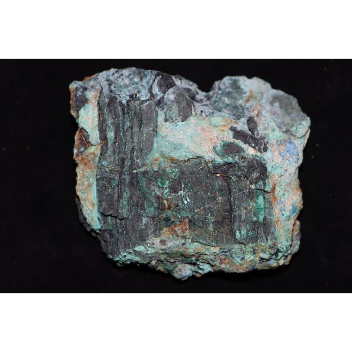 bois fossile malachite - trias - chinle formation - Nouveau Mexique – USA