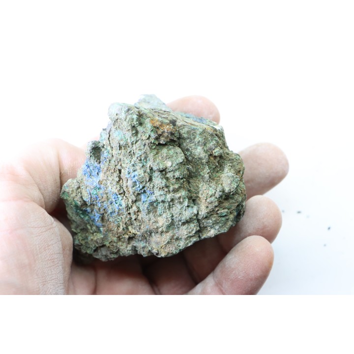 fossil wood with azurite malachite inclued