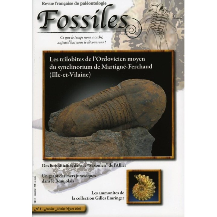 revue FOSSILES n°1 - janvier fevrier mars 2010