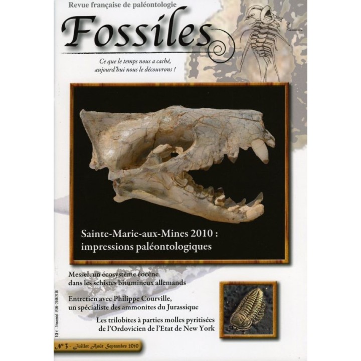 revue FOSSILES n°3 - juillet aout septembre 2010