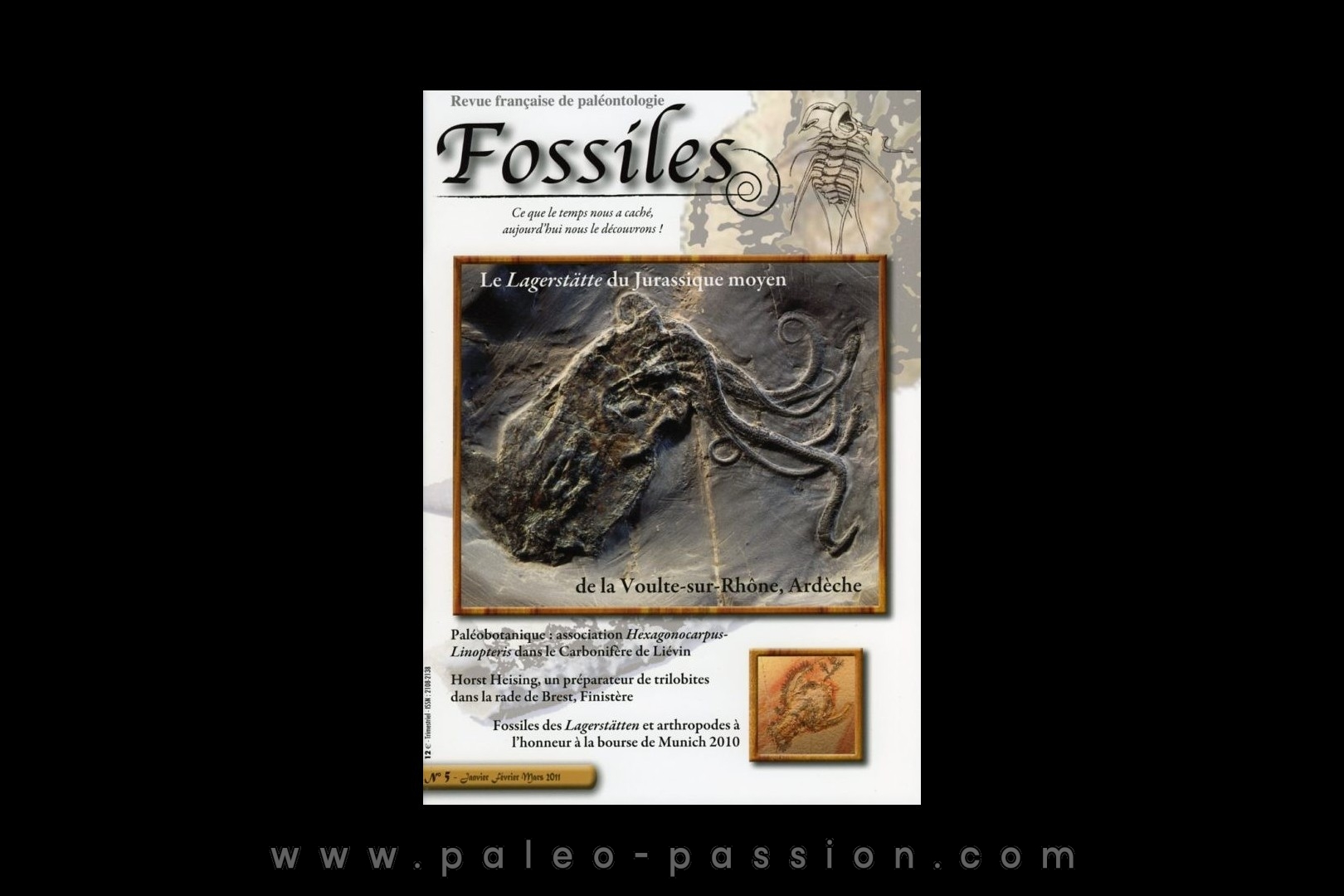 revue FOSSILES n°5 - janvier février mars 2011
