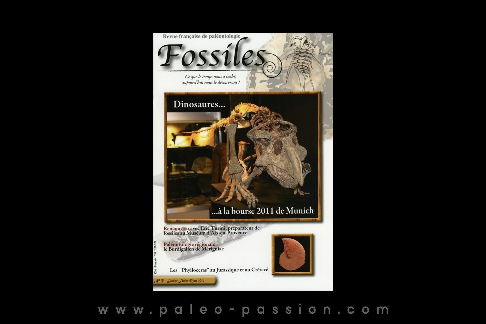 revue FOSSILES n°9 - janvier février mars 2012