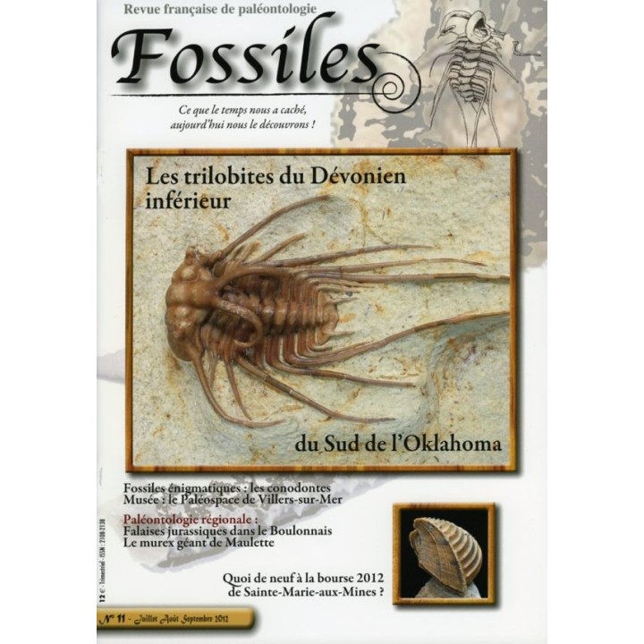 revue FOSSILES n°11 - juillet aout septembre 2012