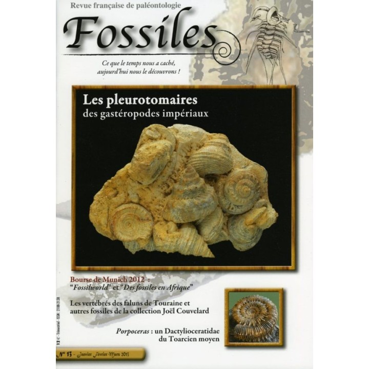 revue FOSSILES n°13 - janvier fevrier mars 2013