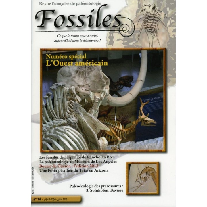 revue FOSSILES n°14 - avril mai juin 2013