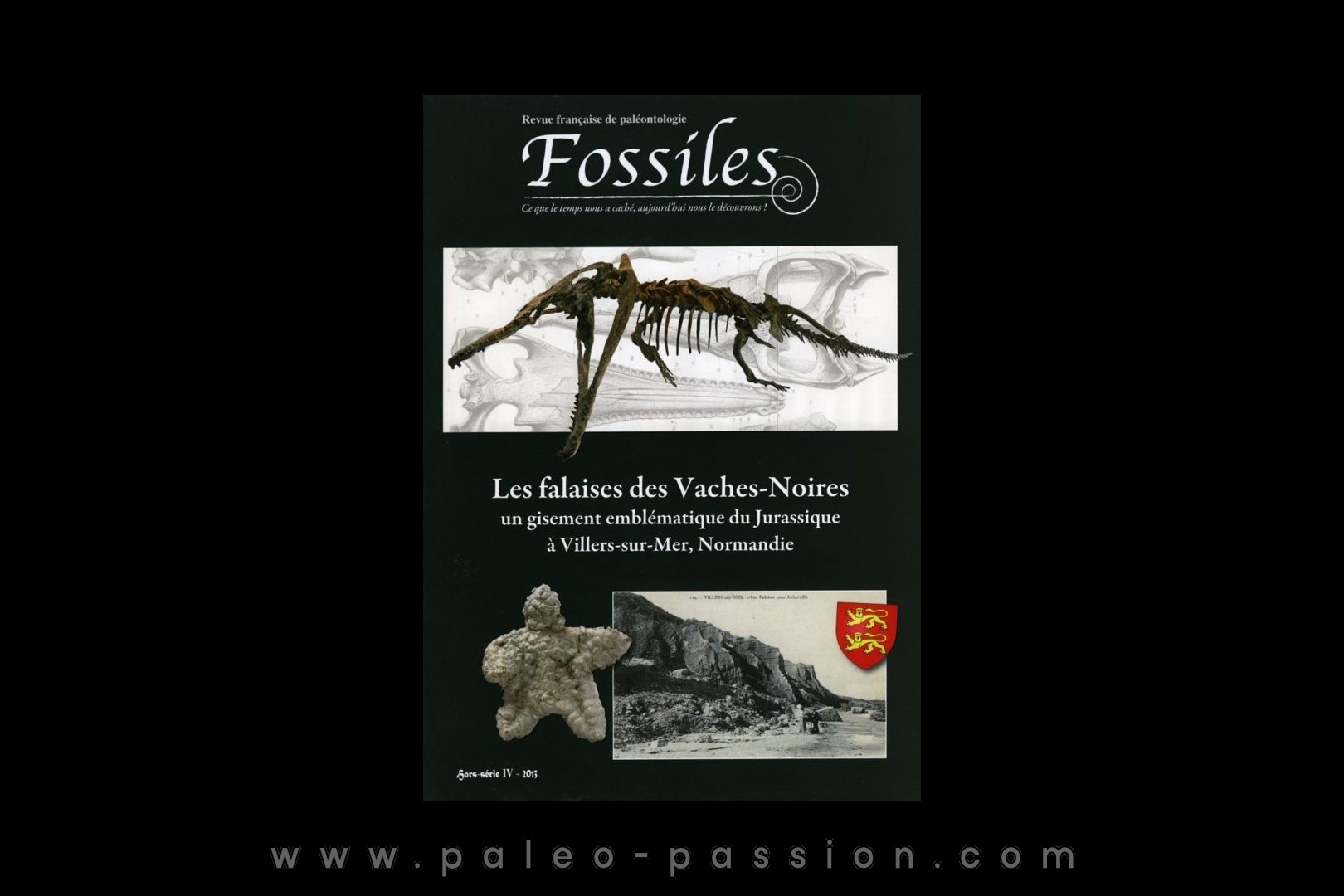 FOSSILES hors série 2013 LES FOSSILES DES VACHES NOIRES. Un gisement emblématique du Jurassique à Villers-sur-Mer (NORMANDIE)