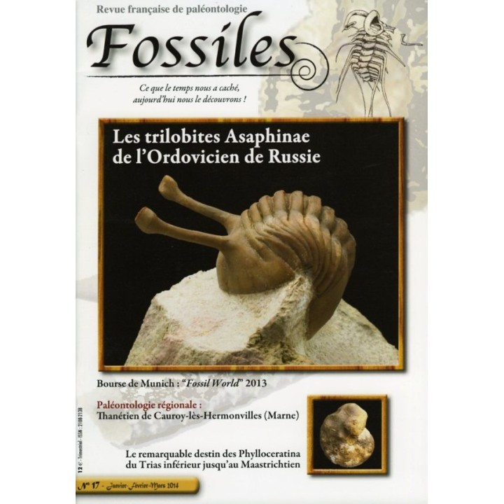 revue FOSSILES n°17 - janvier fevrier mars 2014