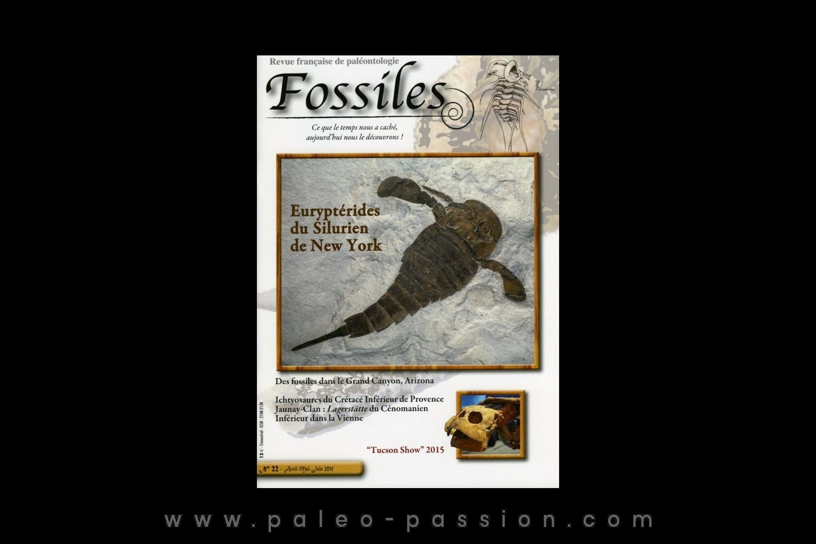 revue FOSSILES n°22 - avril mai juin 2015