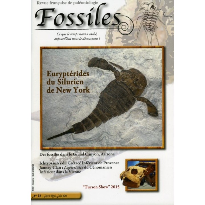 revue FOSSILES n°22 - avril mai juin 2015