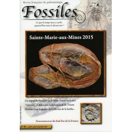 revue FOSSILES n°23 - juillet aout septembre 2015