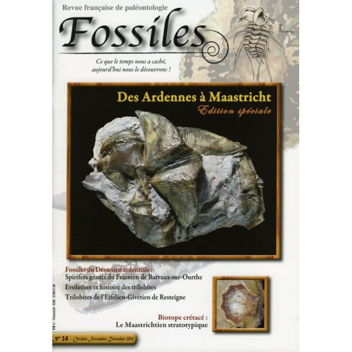 revue FOSSILES n°24 - octobre novembre décembre 2015
