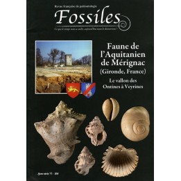 FOSSILES hors série 2015 Faune de l'Aquitanien de Mérignac
