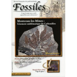 revue FOSSILES n°25 - janvier fevrier mars 2016