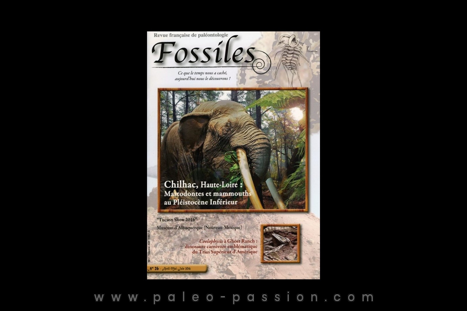 revue FOSSILES n°26 - avril mai juin 2016