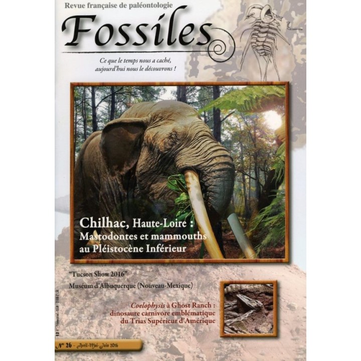 revue FOSSILES n°26 - avril mai juin 2016