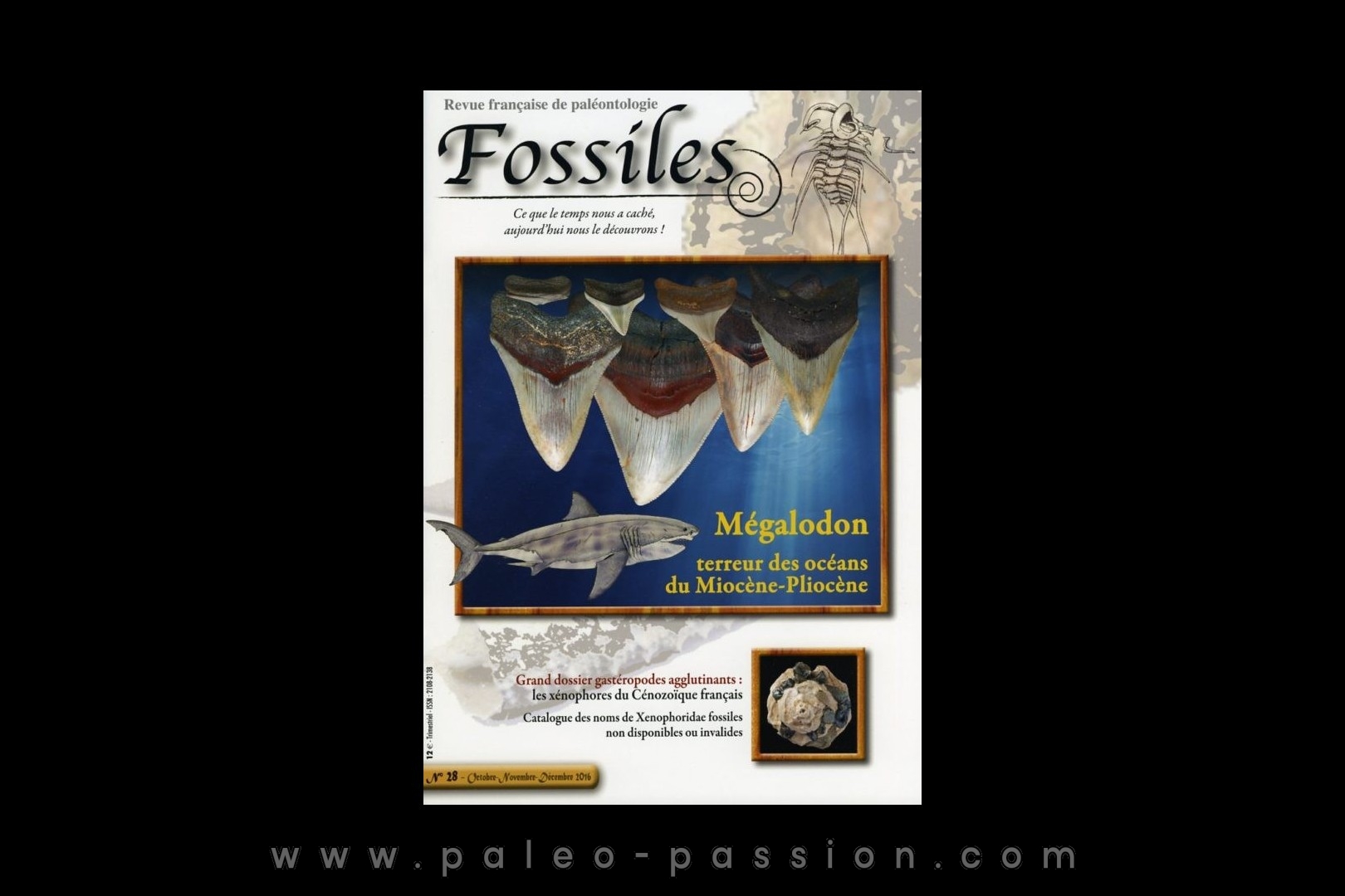 revue FOSSILES n°28 - octobre novembre décembre 2016