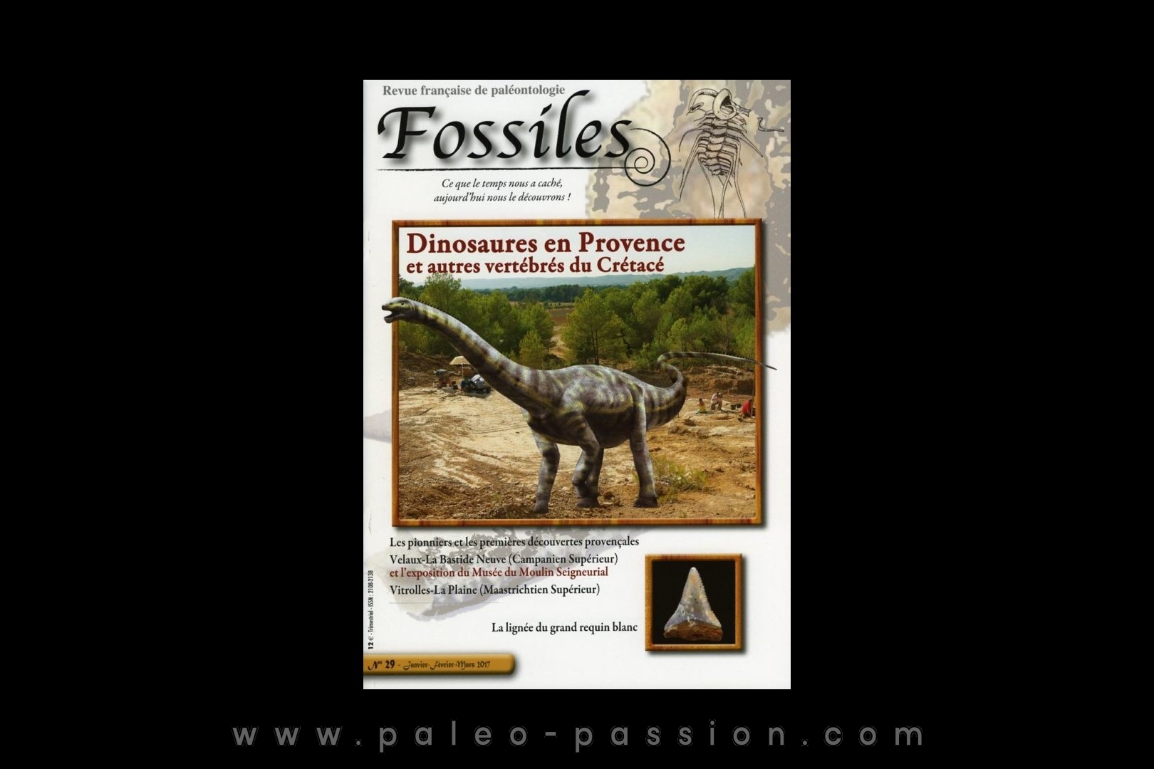 revue FOSSILES n°29 - janvier février mars 2017