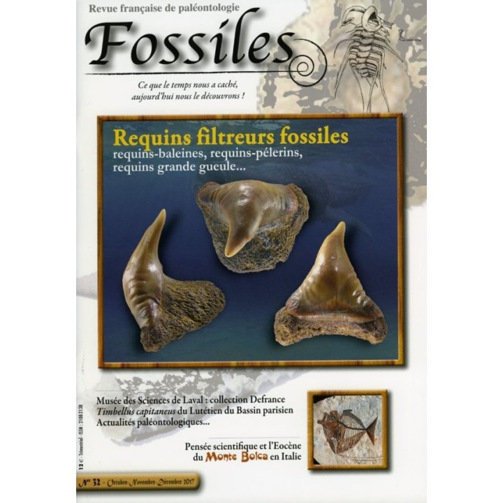 revue FOSSILES n°32 - octobre novembre décembre 2017