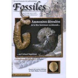 revue FOSSILES n°39 - juillet aout septembre 2019