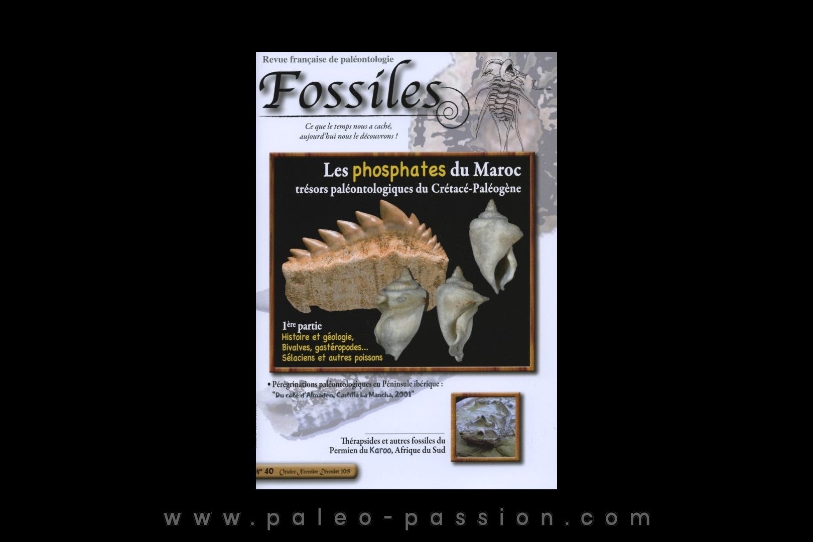 revue FOSSILES n°40 - octobre novembre décembre 2019