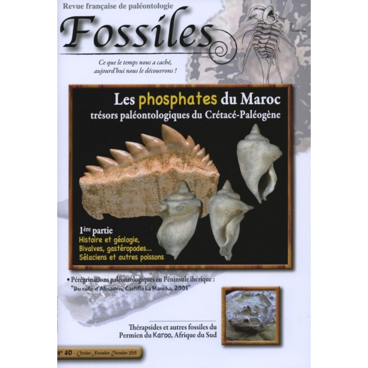 revue FOSSILES n°40 - octobre novembre décembre 2019