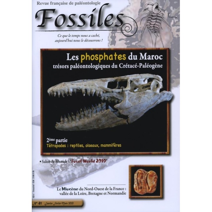 revue FOSSILES n°41 - janvier février mars 2020