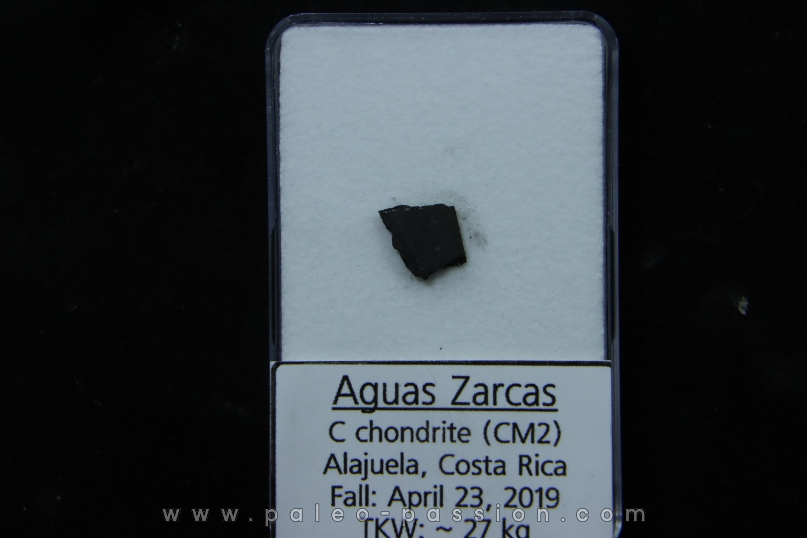 Météorite: Carbonaceous chondrite (CM2) AGUAS ZARCAS