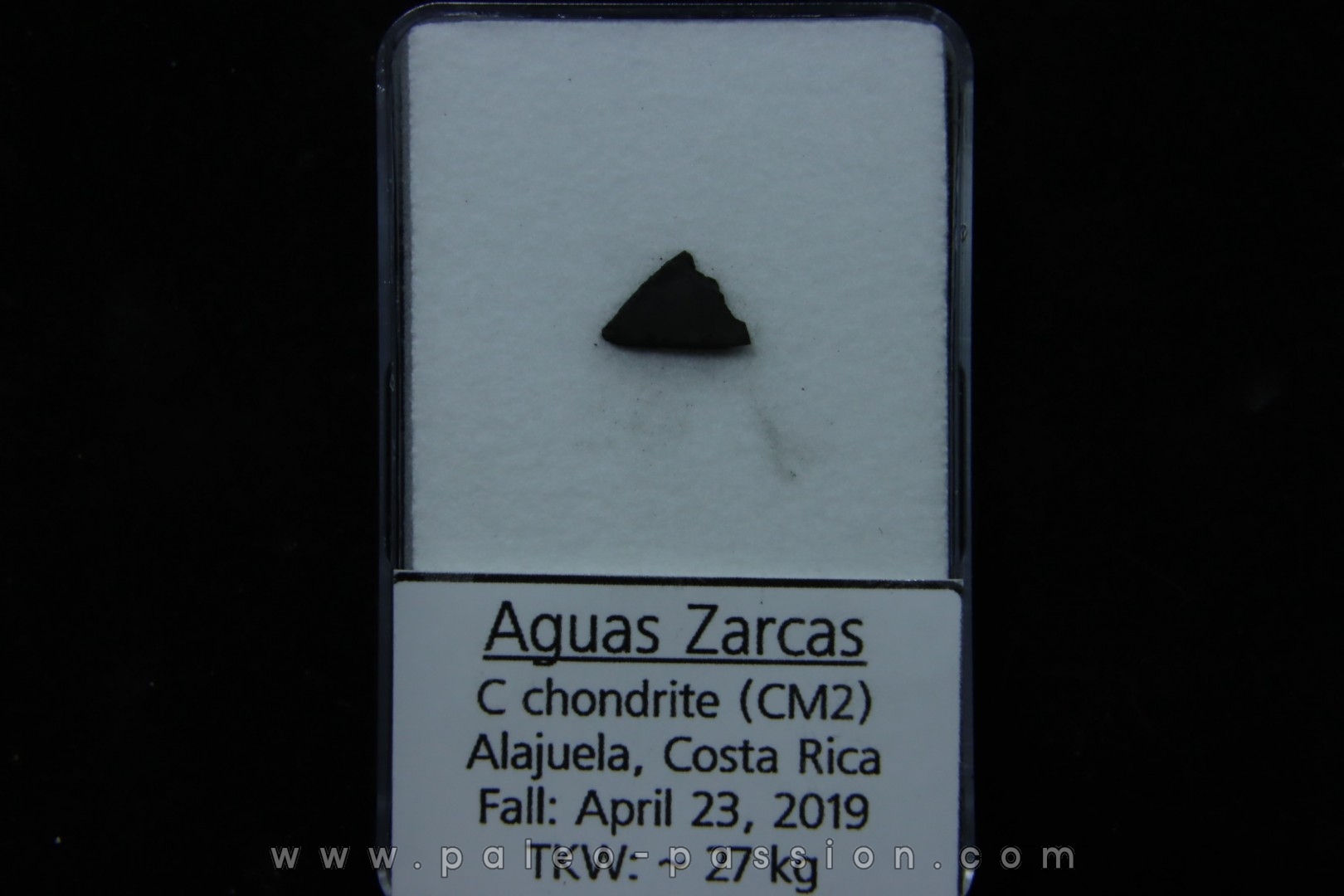 Météorite: Carbonaceous chondrite (CM2) AGUAS ZARCAS