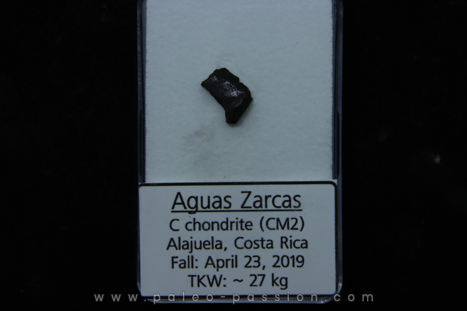Météorite: carbonée (CM2) - AGUAS ZARCAS