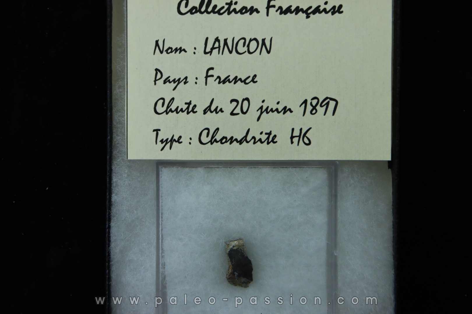 Météorite: CHONDRITE H6 - LANCON - FRANCE