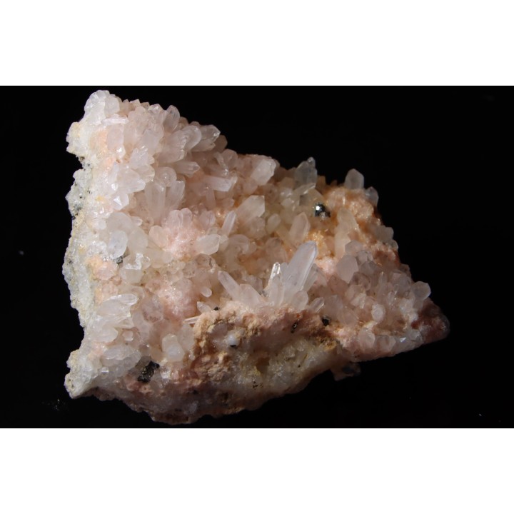 Rhodochrosite et quartz -  Cavnic, Rounanie