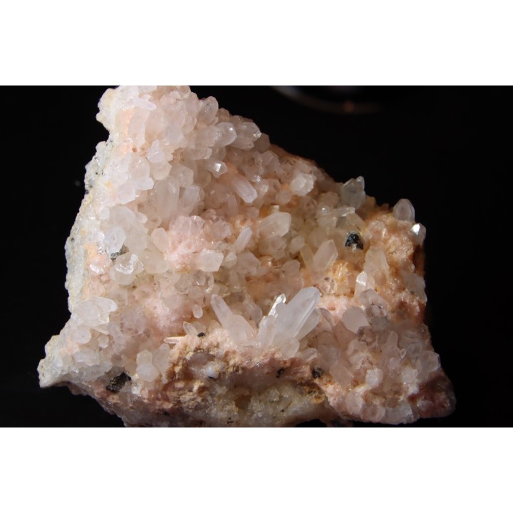 Rhodochrosite et quartz -  Cavnic, Rounanie