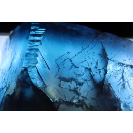 blue Fluorite - Padiès mine, Padiès, Albi, Tarn - FRANCE