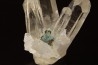 Tétraédrite sur Quartz, La Gardette Mine, FRANCE