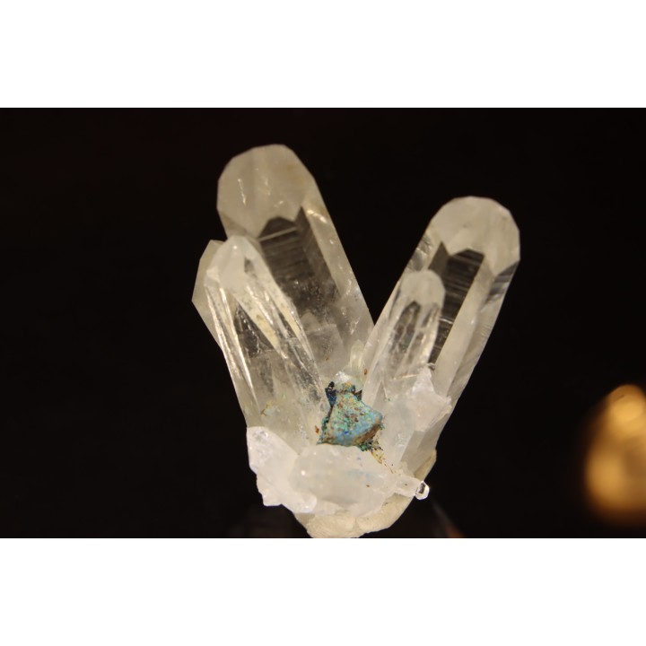 Tétraédrite sur Quartz, La Gardette Mine, FRANCE