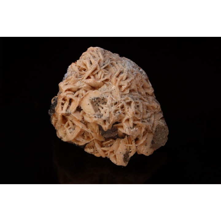 pink Baryte and Chalcopyrite with galena - Oumjrane mine, Morocco
