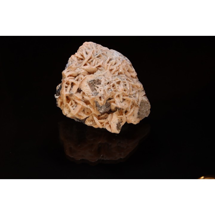 pink Baryte and Chalcopyrite with galena - Oumjrane mine, Morocco