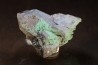 Malachite on smoky Quartz - Aouli, Mibladen, MOROCCO