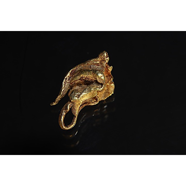 native gold  - crosse d’évêque - Colombia