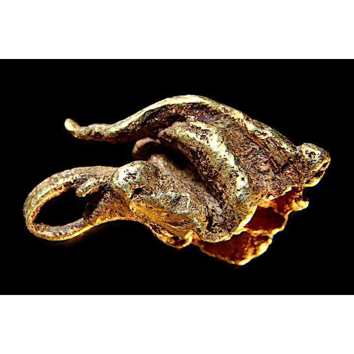native gold  - crosse d’évêque - Colombia