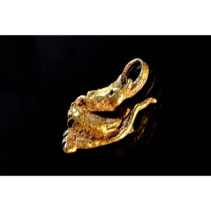 native gold  - crosse d’évêque - Colombia