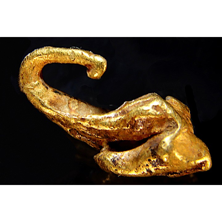 native gold  - crosse d’évêque - Colombia