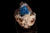 Cavansite sur stilbite - Wagholi, Poona, Maharashtra, Inde