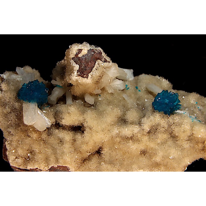 Cavansite  stilbite - Wagholi, Poona, Maharashtra, India