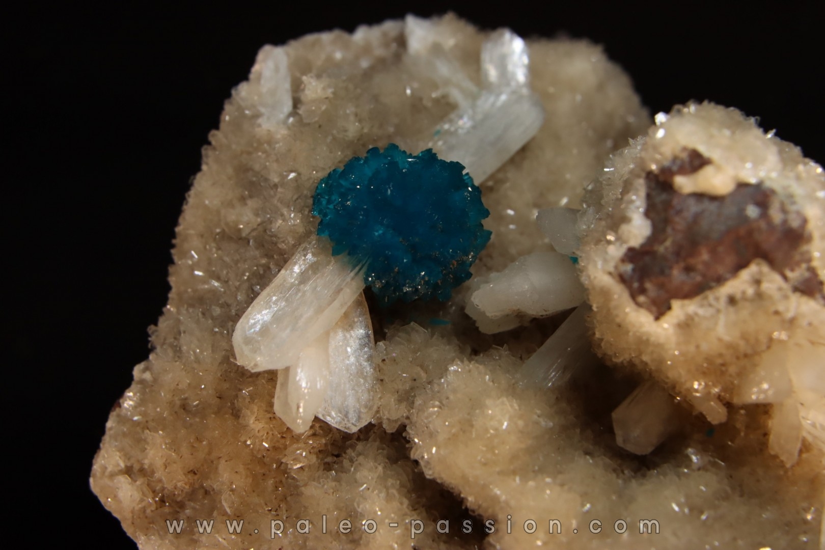 Cavansite stilbite - Wagholi, Poona, Maharashtra, India