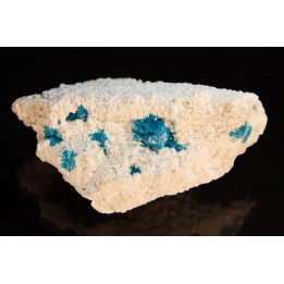 Cavansite sur stilbite - Wagholi, Poona, Maharashtra, Inde