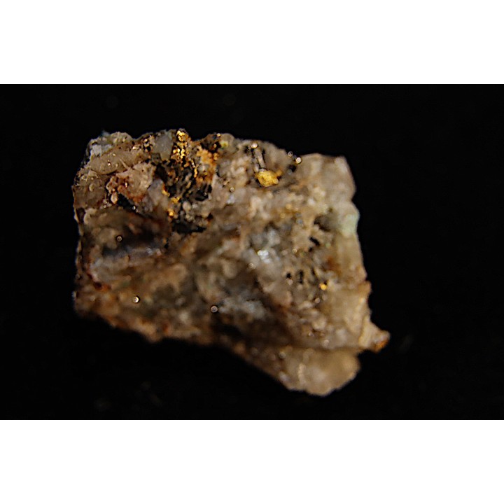 Or natif, Brannerite, Quartz, La Gardette Mine, FRANCE