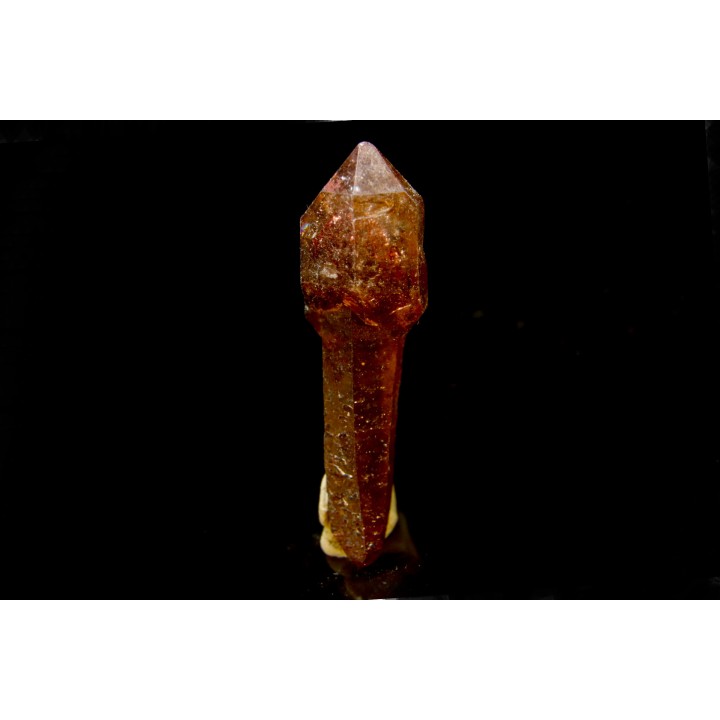 SCEPTER smoky Quartz Amethyst biterminé - Karur, Tamil Nadu, INDIA
