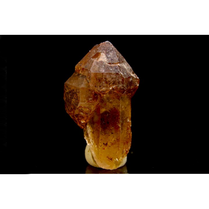 Sceptre Quartz fumé / Amethyste - Karur, Tamil Nadu, INDE